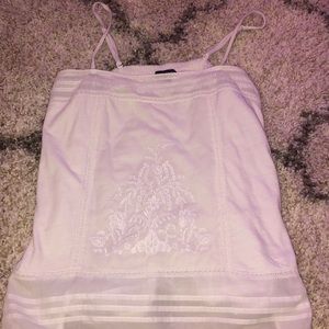 Women’s white tank